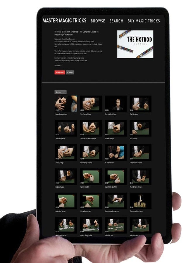 ماجيك مايكرز خدعة ماجيك ميكرز كريستال هوترود السحرية - القوة الزرقاء - مع 30 خدعة على الإنترنت - Image 2